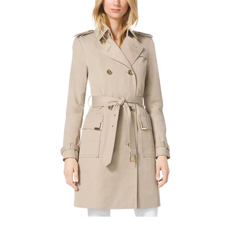 trench-jacke khaki michael kors